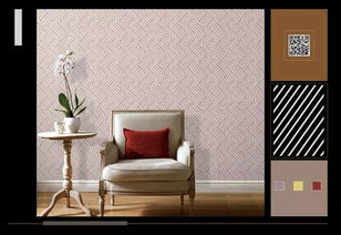 紅旗無縫墻布產品賞析 在經典的色彩中，提煉無限的未來次元墻